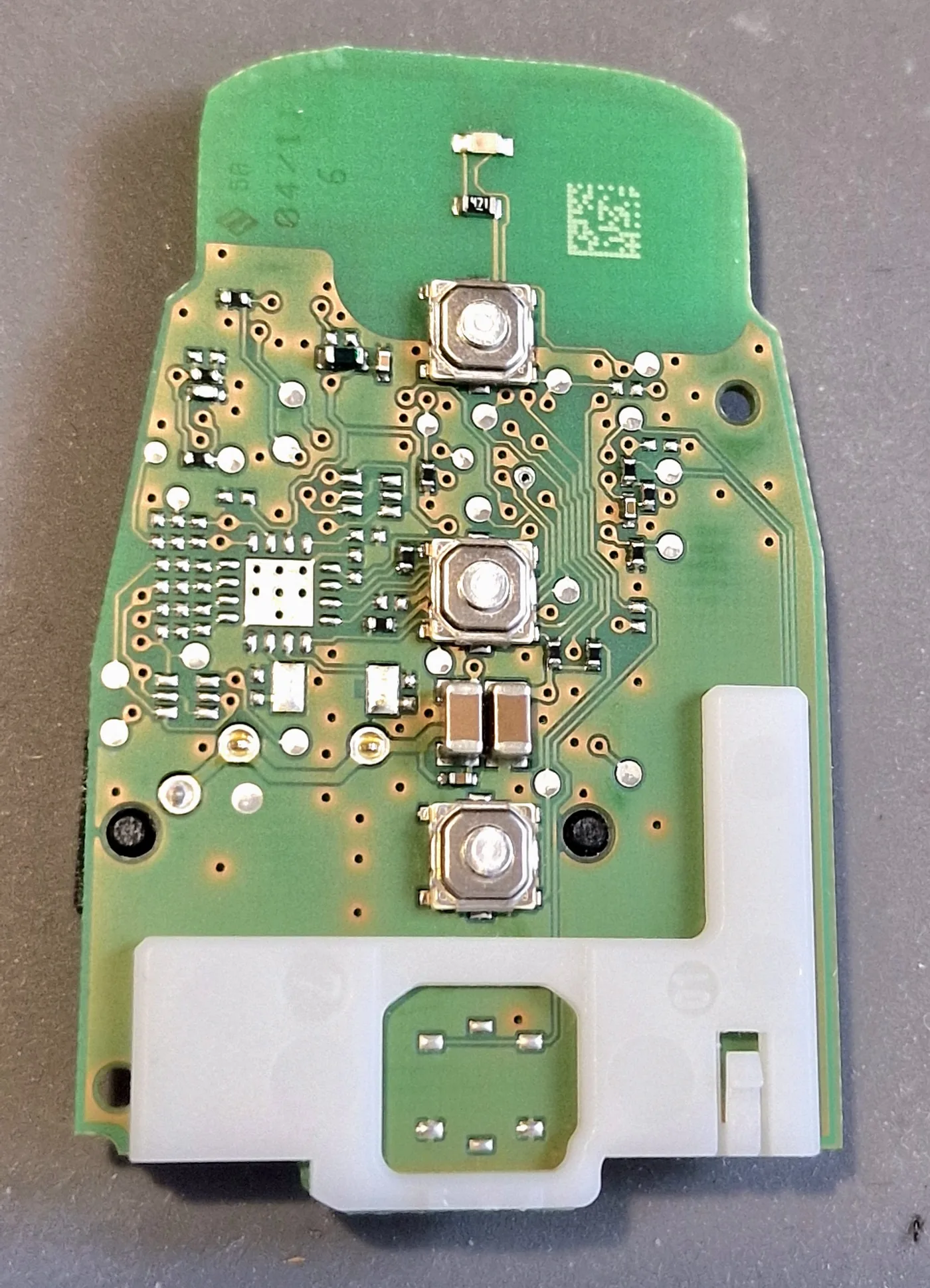 Płytka elektroniki klucza samochodowego